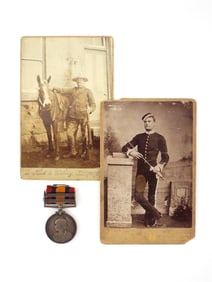 Boer War Killed in Action Medal & Photos