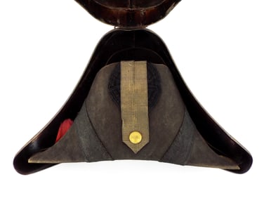 Identified British Crimean War Chapeau & Tin