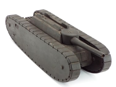 WWI Era Armored Tank Patent Model