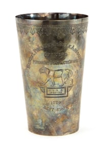 Silver Regimental Cup to Bengal Native Infantry