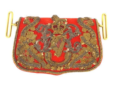 Victorian Irish Regiment Dress Cartridge Pouch