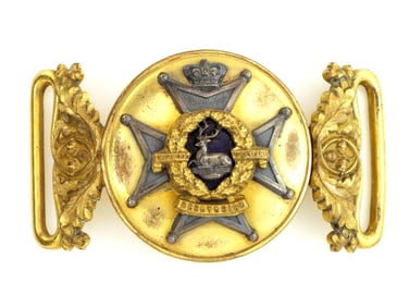 Victorian Sherwood Foresters Officers Belt Plate