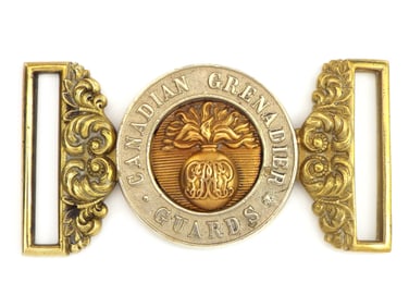 Victorian Canadian Grenadier Guards Belt Plate