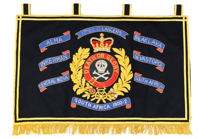 Large 17th Lancers Bullion Banner
