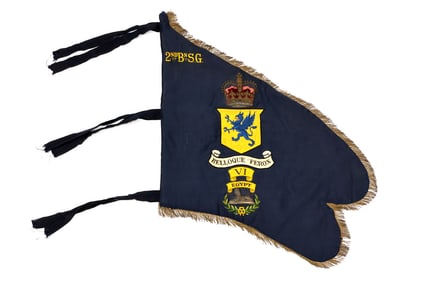 WWI Scots Guards Regimental Pipe Banner