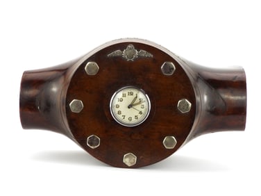 A rare trench art propeller hub of a Sopwith Dolphin bi plane propeller.