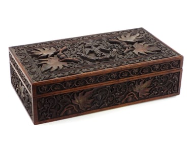Hand Carved 44th Regiment Essex Regiment Officers Box