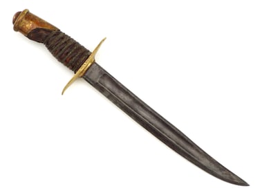 WWII Fighting Knife made out of Civil War Cavalry Sword
