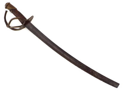 American Civil War CONFEDERATE Cavalry Sword with Broken Blade: American Civil War CONFEDERATE Cavalry Sword with Broken Blade. Full Length 25 Inches Blade Length 19 Inches
