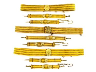 Lot of Soviet Russian Army Officers Belts