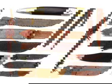 Lot of Leather Scabbards