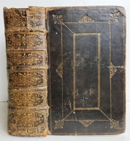 1734 BIBLE in ENGLISH antique London, John Baskett