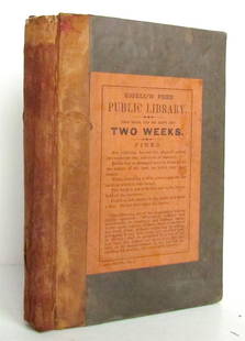 1872 THREADS OF KNOWLEDGE by Annie Carey antique: THREADS OF KNOWLEDGE. Drawn from a Cambric Handkerchief, a Brussels Carpet, a Print Dress, a Kid Glove, a Sheet of Paper by Annie Carey. Cassell, Petter, & Galpin, London, Paris, New York, no date (pr