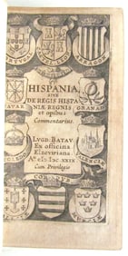 1629 SPAIN Hispania sive de regis antique Johannes Laet ELZEVIER 17th century