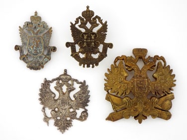 Lot Of Imperial Russian Military Cocardes .