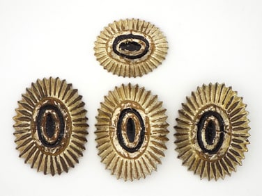 Lot of Imperial Russian Army WWI Military Hat Cap Badges