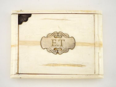 Antique Russian FINE Cigaret Case with Owners Monogram