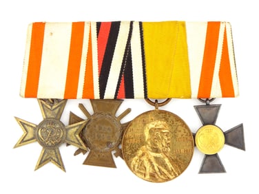 Imperial German Prussian WWI Great Medal Bar For Full Uniform Dress Occasions And Parade.