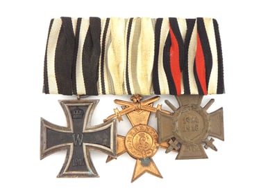 Imperial German WWI Great Medal Bar For Full Uniform Dress Occasions And Parade.