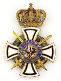 Prussian Royal House Order of Hohenzollern, Knight's Cross with Swords