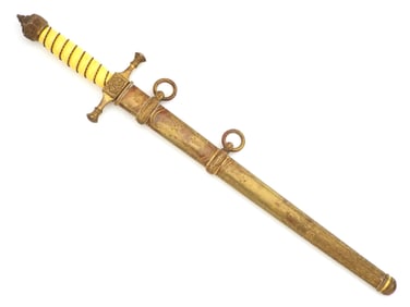 Seldom Encountered Imperial German Midshipman Navy Dagger Naval Dirk