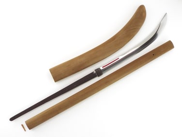 Japanese Samurai Edo period Naginata signed YAMATO NO KAMI KANEKURA.