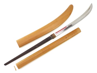 Japanese Samurai Edo Period Naginata signed KANESADA