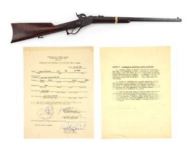 RARE - Documented Japanese Used/Marked Meiji Era 1858 U.S. Starr Carbine