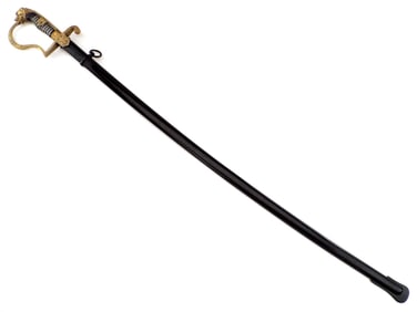 FINE German WWII Field Marshall Series ZIETEN Lion Head Sword Sword by EICKHORN