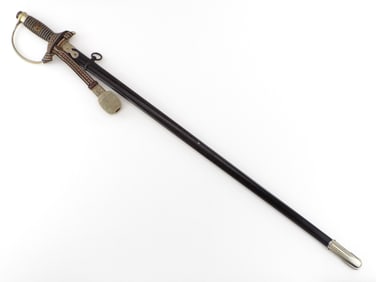 Very Good German WWII SS Police Officers Degen Sword with Knot