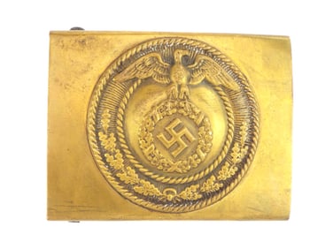 Early German WWII SA Brass Buckle