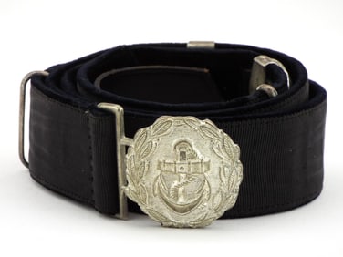 Minty German WWII Kriegsmarine Officers Belt and Buckle