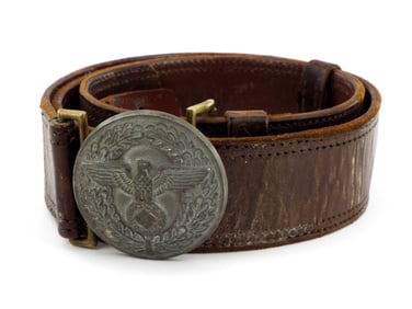 Uncommon German WWII Penal Judicial Admin Officials Belt and Buckle