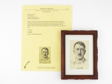 Portrait Signed Adolf Hitler