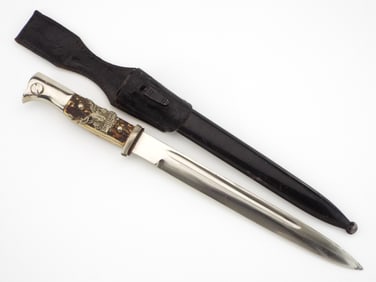 German Stag Handle Presentation Bayonet