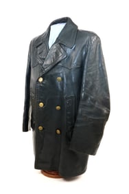 German WWII Kriegsmarine Leather Coat