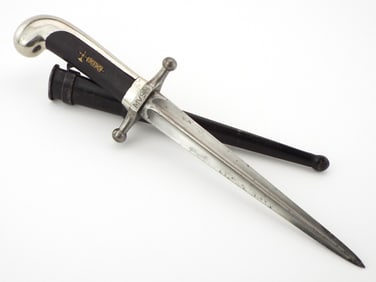 FINE Italian WWII MVSN Dagger M1925 Issued to Fascist Black Shirts