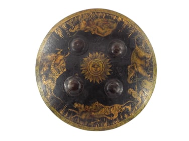 Museum Quality Very 18th C. Mughal Indian Royalty Shield, Rajasthan.