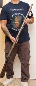 18th C. Ottoman Turkish MIQUELET Rifle DAMASCUS Heavily Silver Inlaid Barrel with Islamic