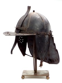 Antique Polish Winged Hussar Lobster Tail Helmet Szyszak