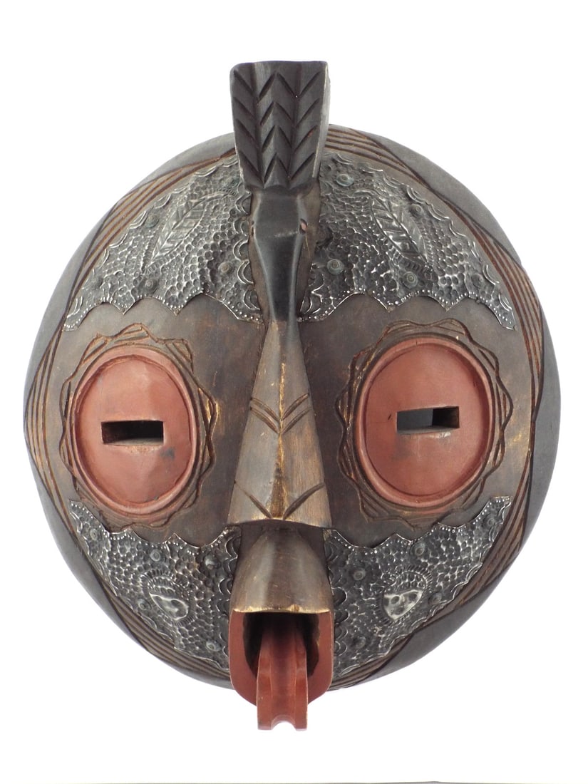 African Handcrafted Wood Mask