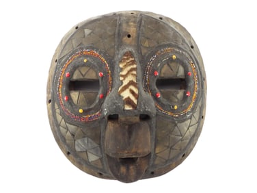 African Handcrafted Wood Mask