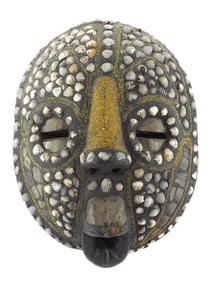 African Handcrafted Wood Mask