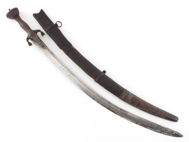 Antique Islamic Afghanistan or Indian TULWAR Shamshir Sword, Maker Marked