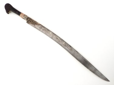Antique Seldom Encountered Croatian Battle YATAGAN Sword