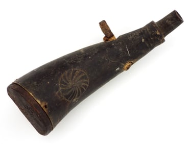 RARE American Revolution Period Small Powder Horn
