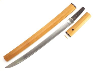 Samurai KOTO Wakizashi Signed BIZEN KOKU JU OSAFUNE and SUKESADA SAKU/EISHO
