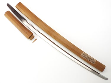 Samurai KOTO Long Wakizashi signed Bishu Mihara Masachika