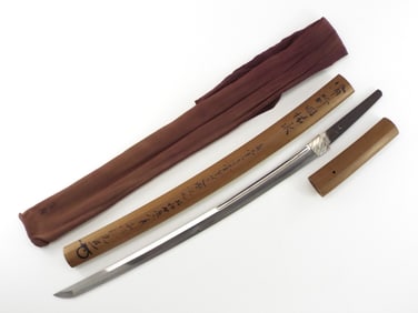 SUPER FINE Japanese KOTO Period Katana Blade in Shira Saya