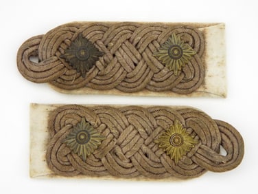 German WWII Army Infantry Officer Oberst’s Shoulder Boards.